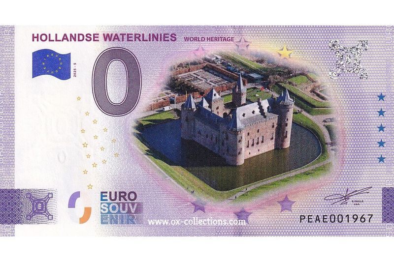 0 Euro-Schein Hollandse Waterlinies COLOR 2025-5