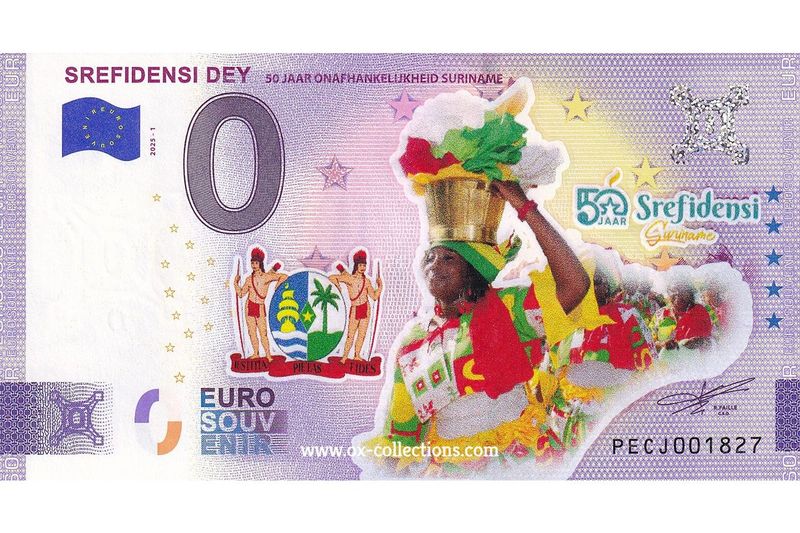 0 Euro-Schein Srefidensi Dey COLOR 2025-1