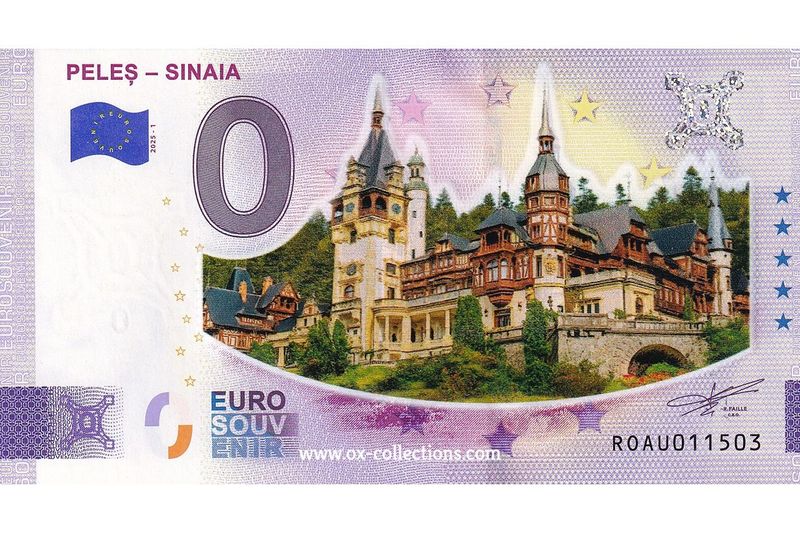 0 Euro-Schein Peleș Sinaia COLOR 2025-1