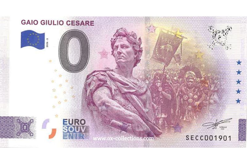 Zero Euro Note Gaio Giulio Cesare 2026-2 souvenir