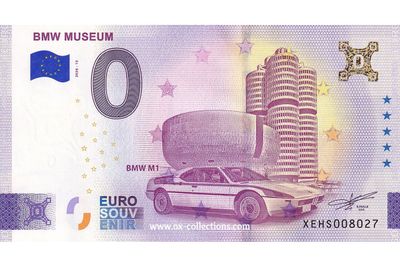DE - BMW Museum - 2026-13 BMW M1 Billet 0 euro BMW Museum BMW M1 2026-13 Gold souvenir