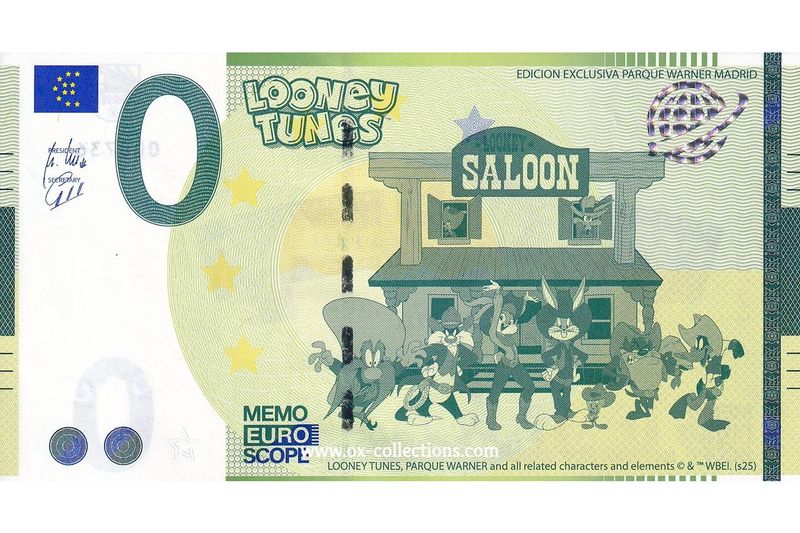 Memo-Schein Parque Warner 274/3 Souvenir