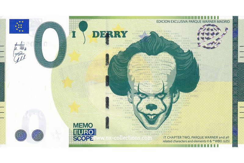 Memo-Schein Parque Warner 274/8 Souvenir