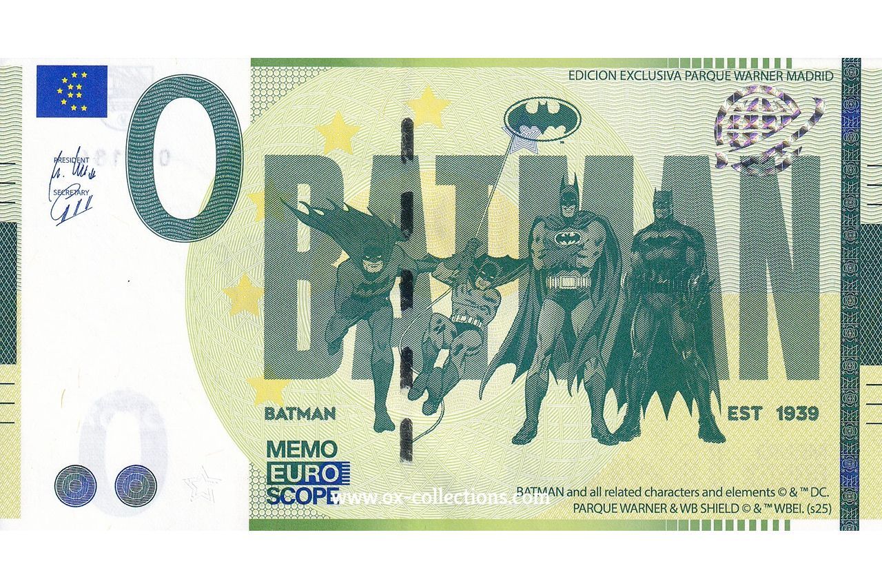 Billet Mémo Parque Warner 274/9 souvenir