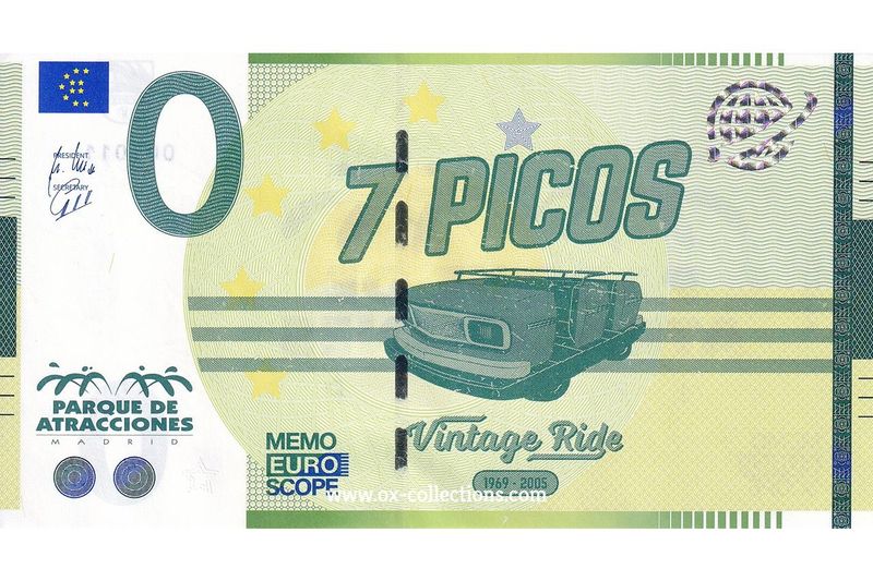 Memo-Schein Parque de Atracciones 278/1 Souvenir