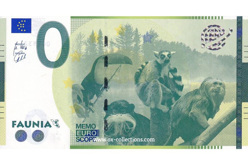 Memo-Schein Faunia 279/2 Souvenir