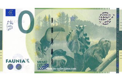 Billet Mémo Faunia 279/2 souvenir
