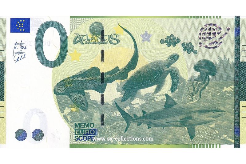 Memo-Schein Atlantis Aquarium 281/1 Souvenir