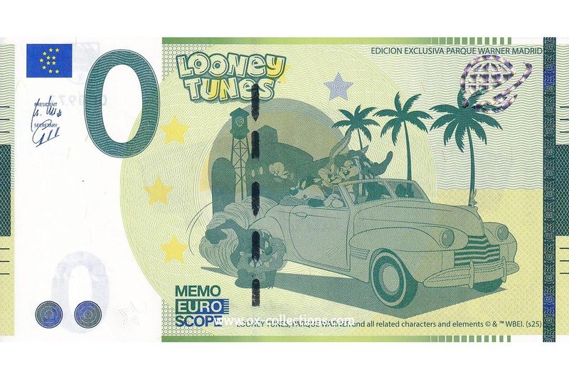 Memo-Schein Parque Warner 274/1 Souvenir