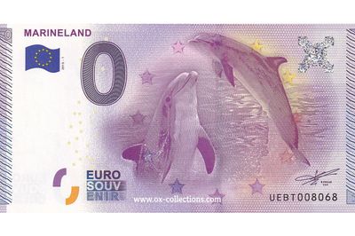 0 Euro-Schein Marineland 2015-1 Souvenir