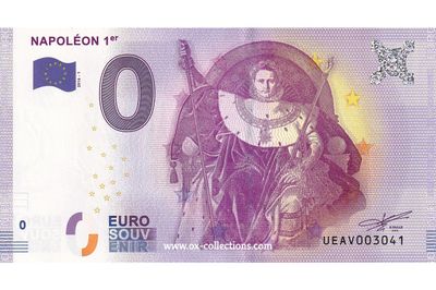 0 Euro-Schein Napoléon 1er 2016-1 Souvenir