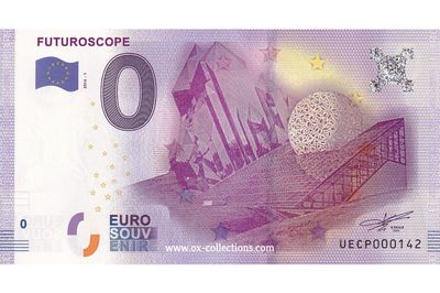 0 Euro-Schein Futuroscope 2016-1 Souvenir