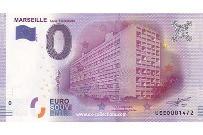 0 Euro-Schein Marseille 2016-2 Souvenir