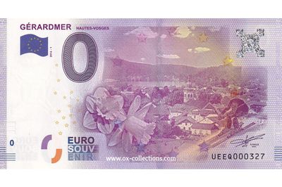 Billet 0 euro Gérardmer 2016-1 souvenir
