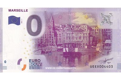 0 Euro-Schein Marseille 2016-1 Souvenir
