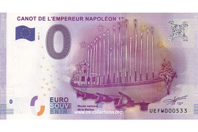 0 Euro-Schein Canot de Napoléon 1er 2016-1 Souvenir
