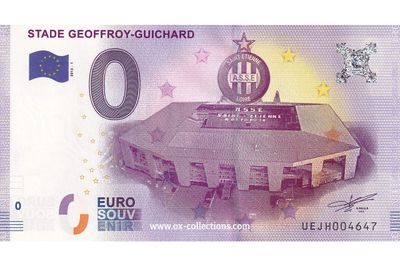 0 Euro-Schein Stade Geoffroy-Guichard 2016-1 Souvenir