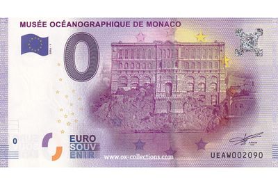 0 Euro-Schein Musée Océanographique 2016-1 Souvenir