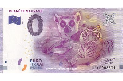 Billet 0 euro Planète Sauvage 2016-1 souvenir