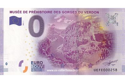 0 Euro-Schein Musée de Préhistoire 2016-1 Souvenir