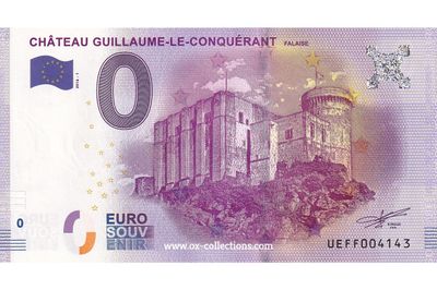 0 Euro-Schein Château Guillaume-le-Conquérant 2016-1 Souvenir