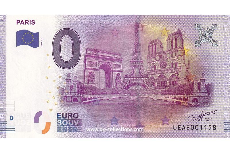 Billet 0 euro Paris 2016-2 souvenir