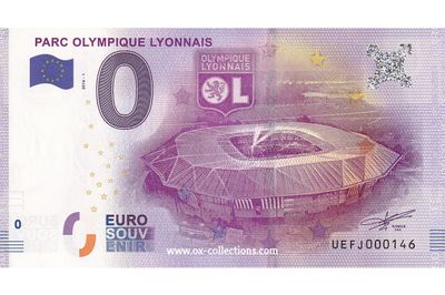 Billet 0 euro Parc Olympique Lyonnais 2016-1 souvenir