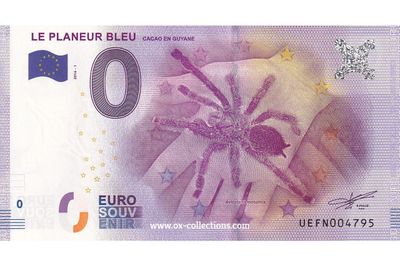 Billet 0 euro Le Planeur Bleu 2016-1 souvenir