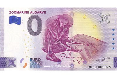 0 Euro-Schein Zoomarine Algarve 2026-2 Souvenir