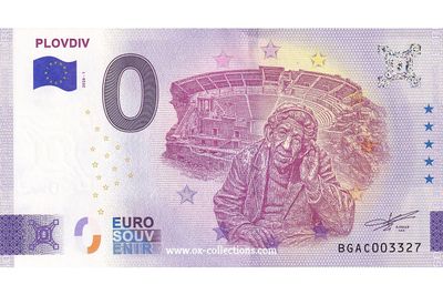 0 Euro-Schein Plovdiv 2026-1 Souvenir