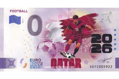 IT - Football 2026-3 Qatar COULEUR Billet 0 euro Football Qatar COULEUR 2026-3-QA souvenir