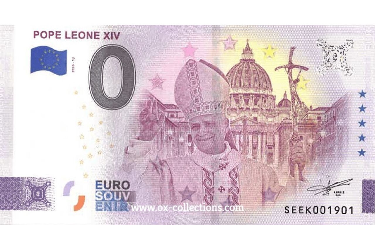 0 Euro-Schein Pope Leone XIV 2026-13 Souvenir