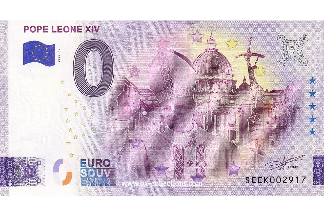 IT - Pope Leone XIV - 2026-13 0 Euro-Schein Pope Leone XIV 2026-13 Souvenir