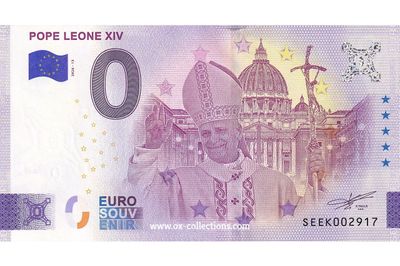 IT - Pope Leone XIV - 2026-13 Zero Euro Note Pope Leone XIV 2026-13 souvenir