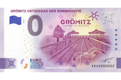0 Euro-Schein Grömitz 2025-1 Souvenir