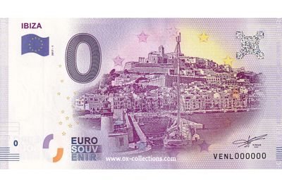 Billet 0 euro Ibiza PROTOTYPE 2017-1 souvenir