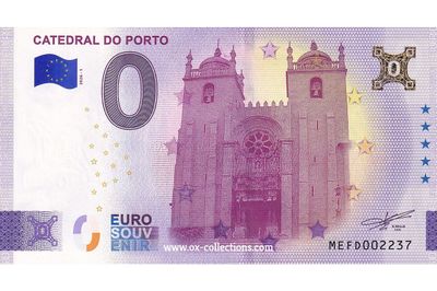 PT - Catedral do Porto - 2026-01 Billet 0 euro Catedral do Porto 2026-1 Gold souvenir