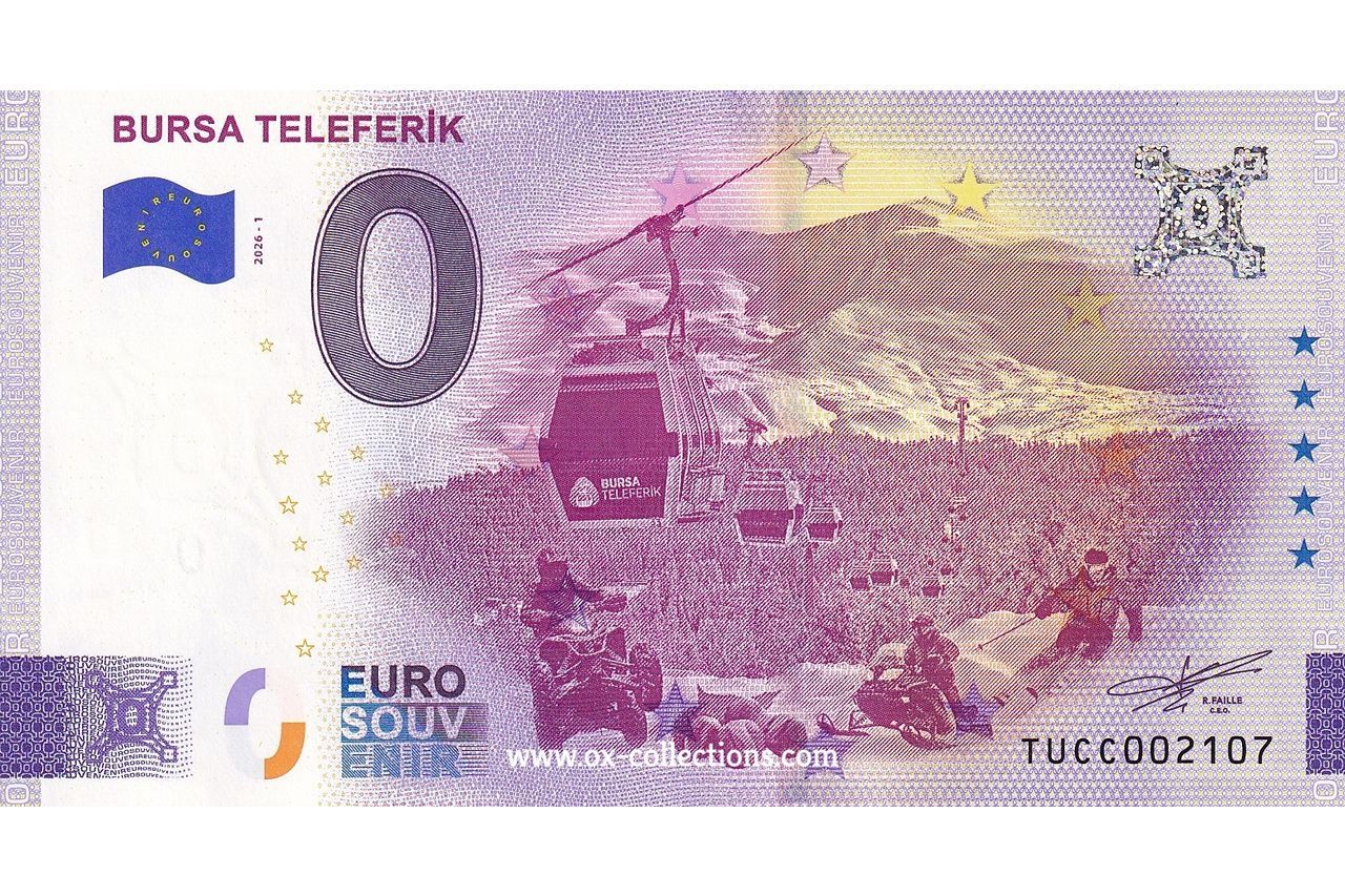 TR - Bursa Teleferik - 2026-01 0-Euro-Schein Bursa Teleferik 2026-1 Souvenir