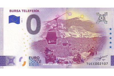TR - Bursa Teleferik - 2026-01 0-Euro-Schein Bursa Teleferik 2026-1 Souvenir