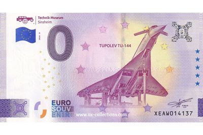 DE - Technik Museum Sinsheim - 2026-08 Zero Euro Note Technik Museum Sinsheim 2026-8 souvenir