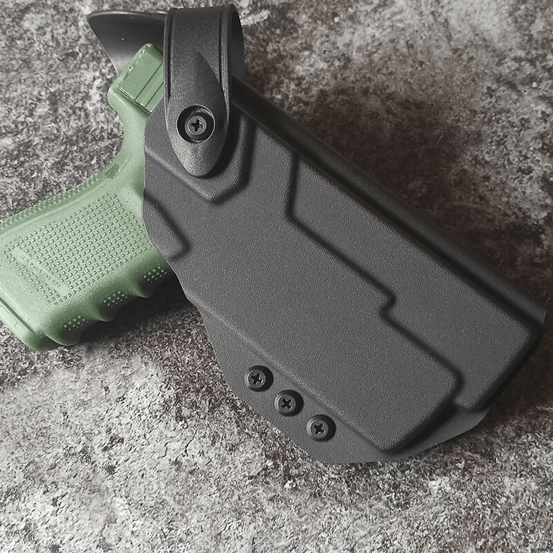 Black Kydex Holster For Glock 17 Olight PL-3R Valkyrie - Österreich