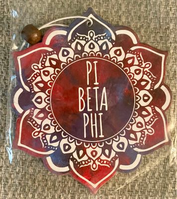 PI BETA PHI SORORITY AIR FRESHENER (Set of 2) - BOX ADD-ON ONLY