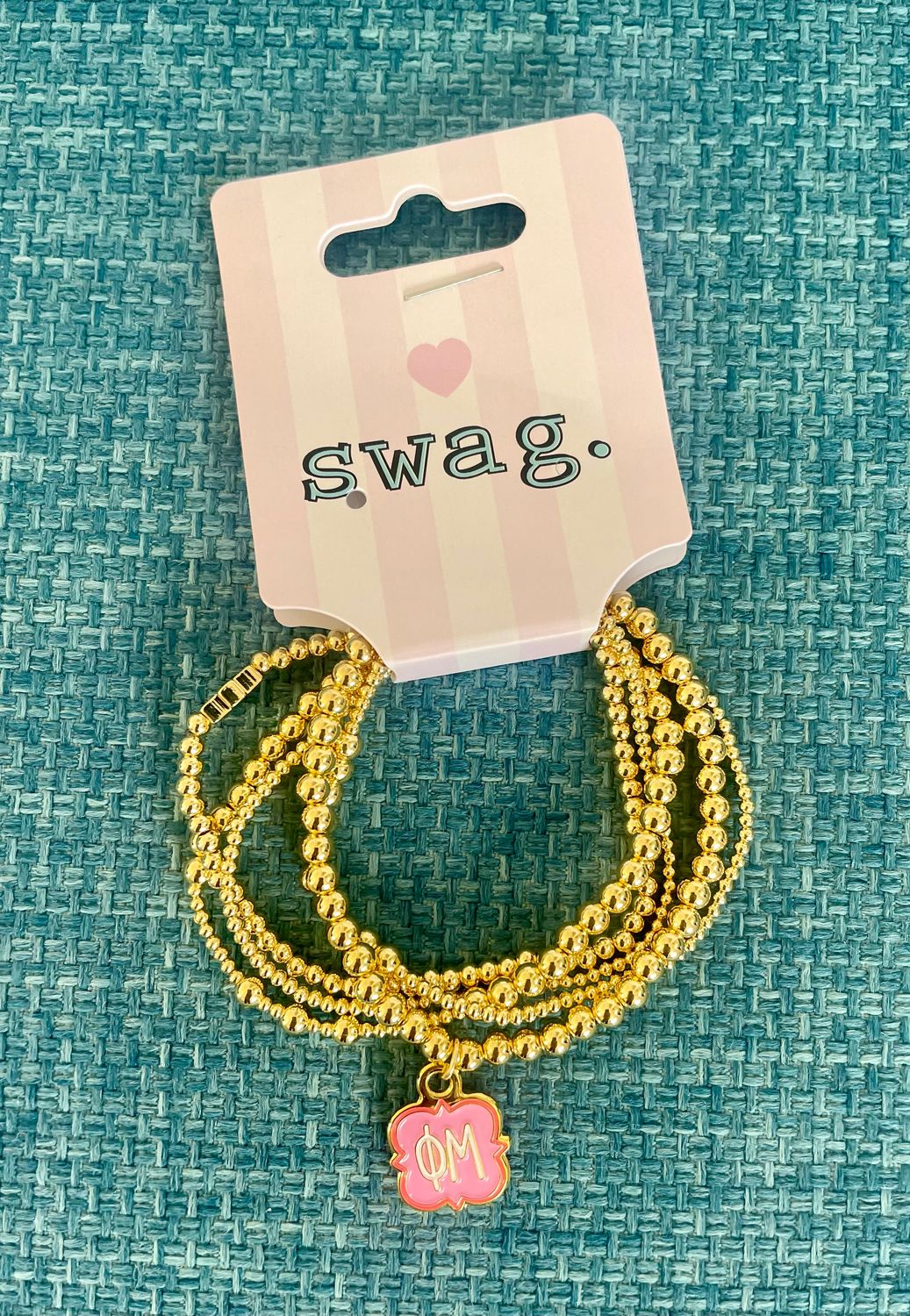 PHI MU BRACELET STACK - BOX ADD-ON ONLY