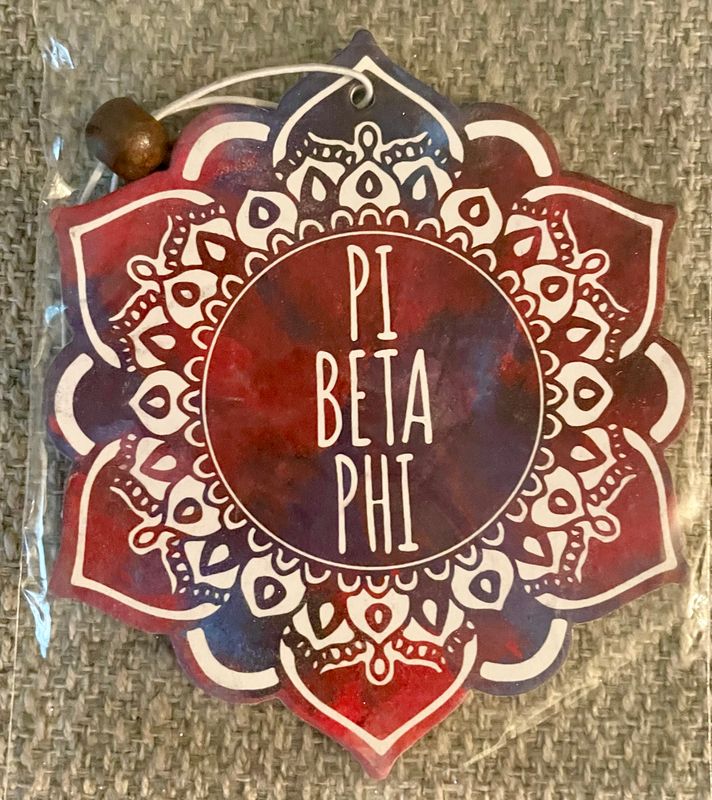 PI BETA PHI SORORITY AIR FRESHENER (Set of 2)