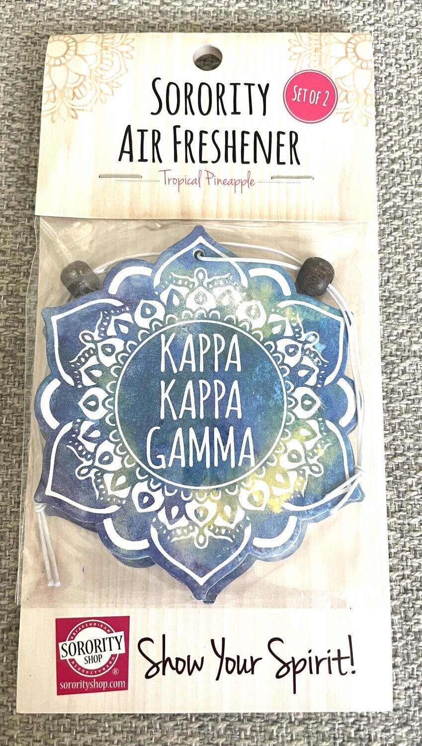 KAPPA KAPPA GAMMA SORORITY AIR FRESHENER (Set of 2)