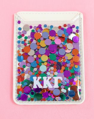 SORORITY CONFETTI PHONE WALLET - BOX-ADD ON ONLY