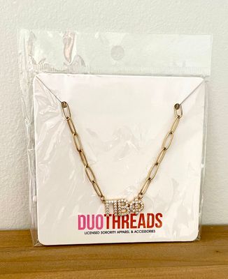 SORORITY RHINESTONE NECKLACE - BOX-ADD ON ONLY