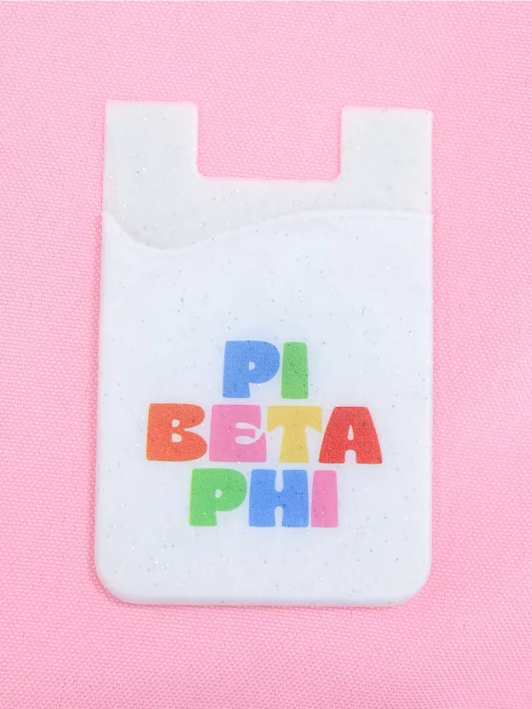 PI BETA PHI SHIMMER PHONE WALLET