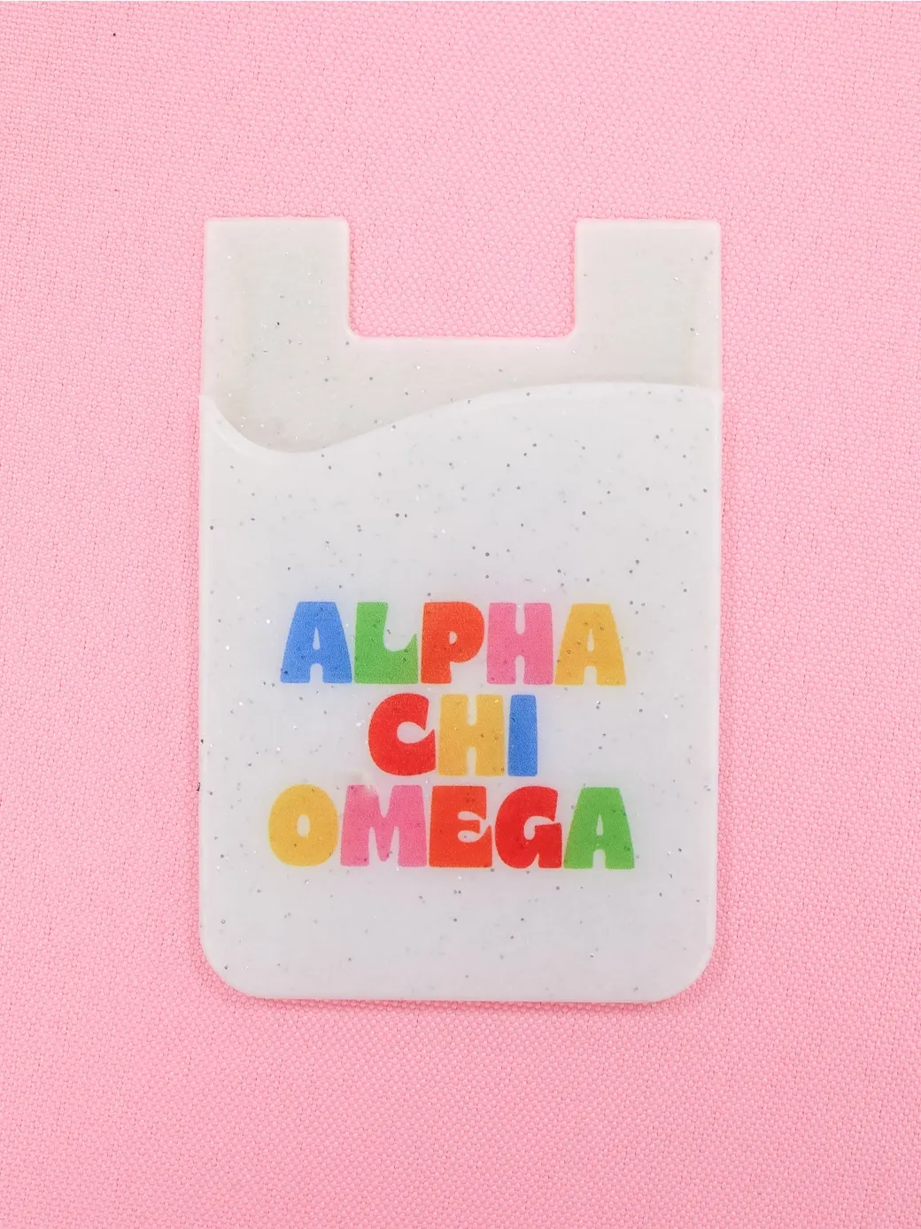 ALPHA CHI OMEGA  SHIMMER PHONE WALLET