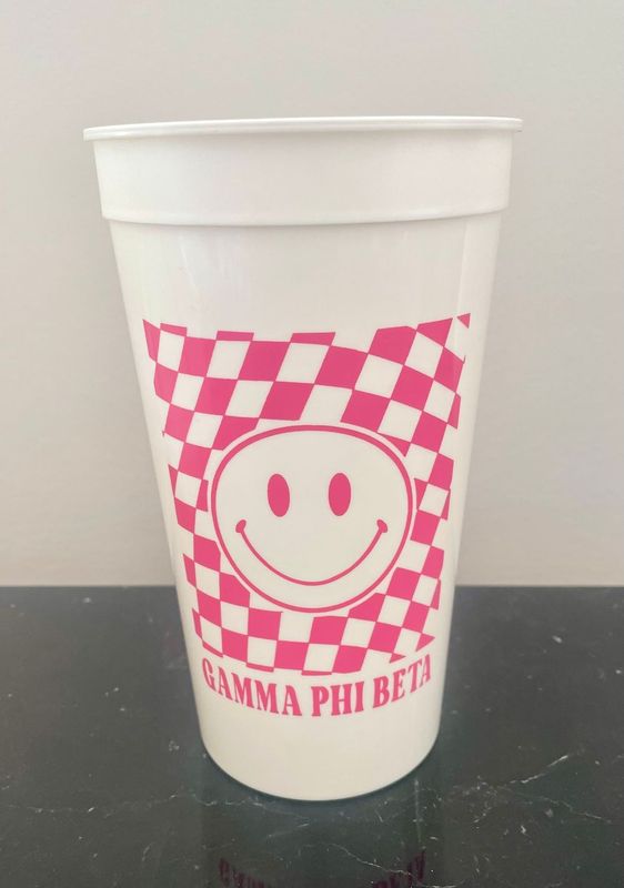 GAMMA PHI BETA SMILEY STADIUM CUP